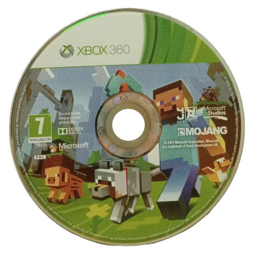 Minecraft Xbox 360 - CD Only in generic case