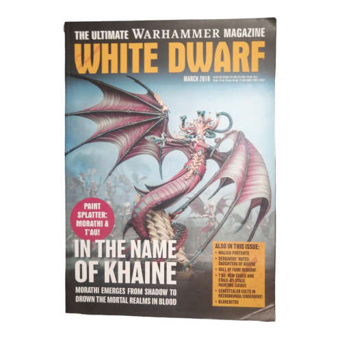 2018 White Dwarf Magazine March and April 2018 Magazine Softcover