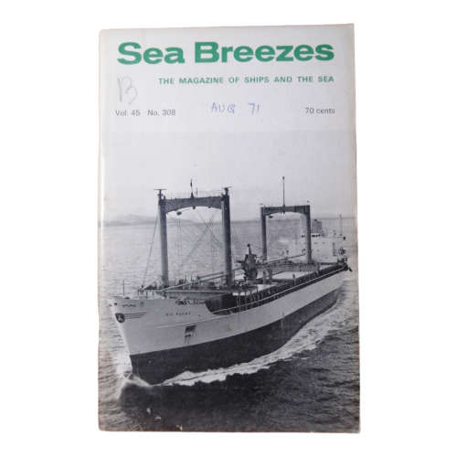 1971 Sea Breezes Magazines 8 Issue Set- February-September Softcover