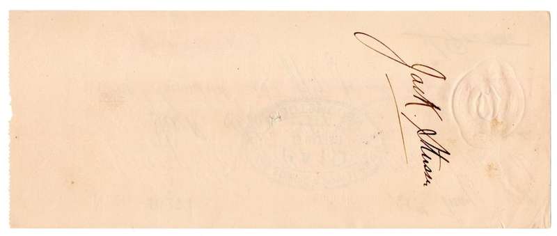1911 African Banking Corporation Limited Cheque Oudtshoorn, 150 Pounds