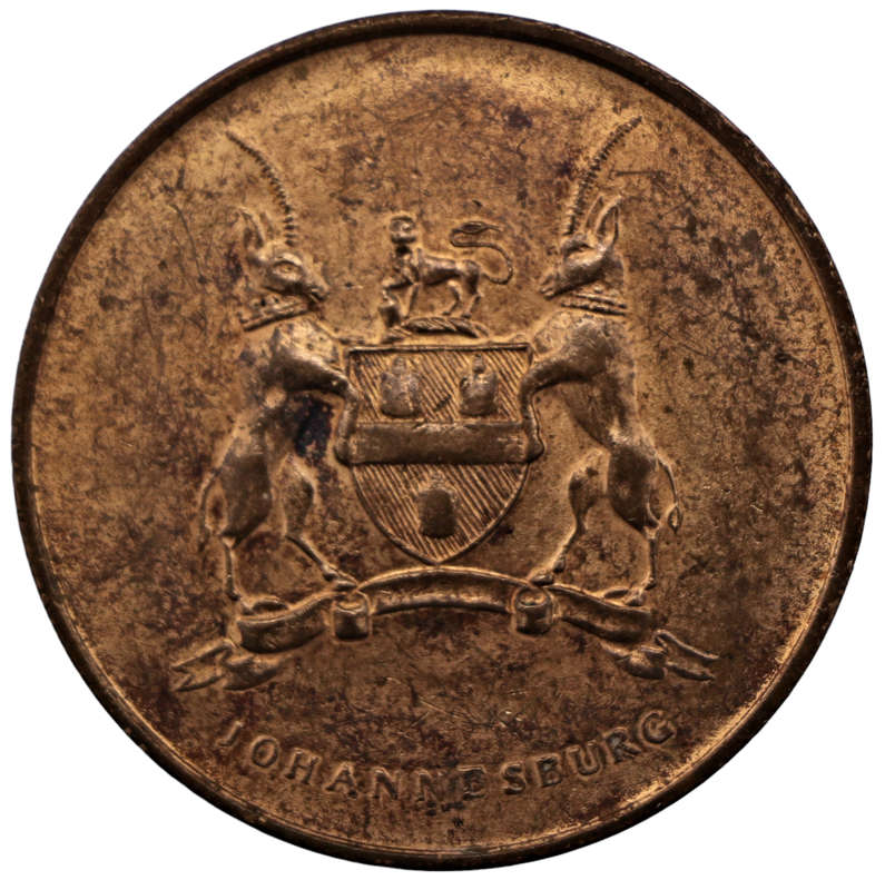 1966 South Africa Johannesburg Fifth Anniversary of the Republic Bronze Medallion