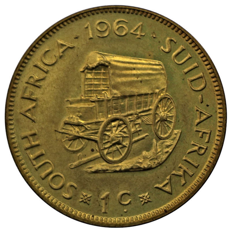 1964 South Africa Proof 1 Cent
