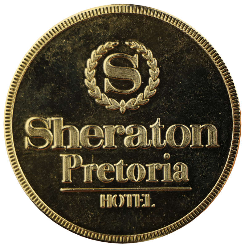 Sheraton Pretoria Hotel 10 Year anniversary medallion