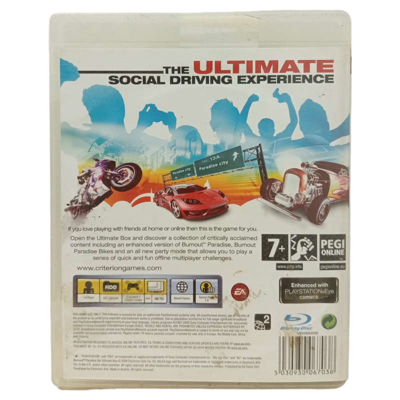Burnout Paradise - The Ultimate Box Play Station 3