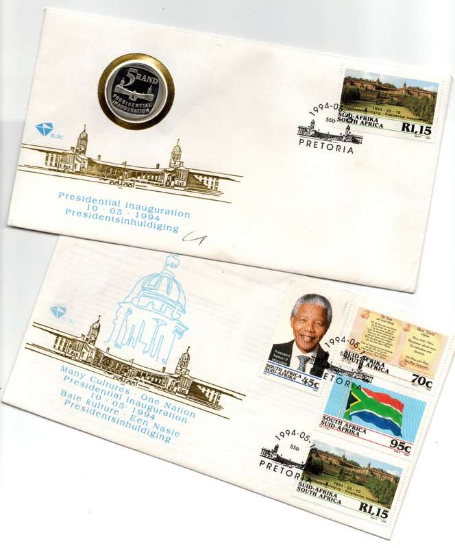 1994 Nickel Proof R5 Presidential Inauguration First Day Cover - `No Steps` Variety R5