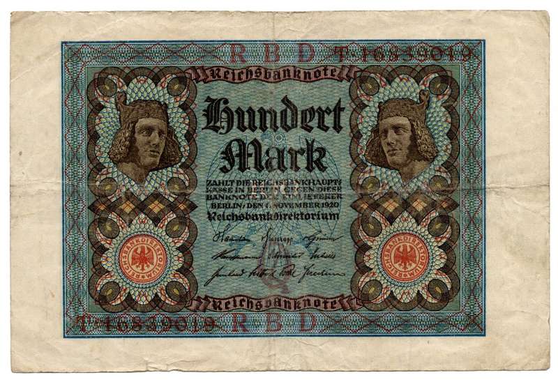 1920 German Berlin 100 Mark