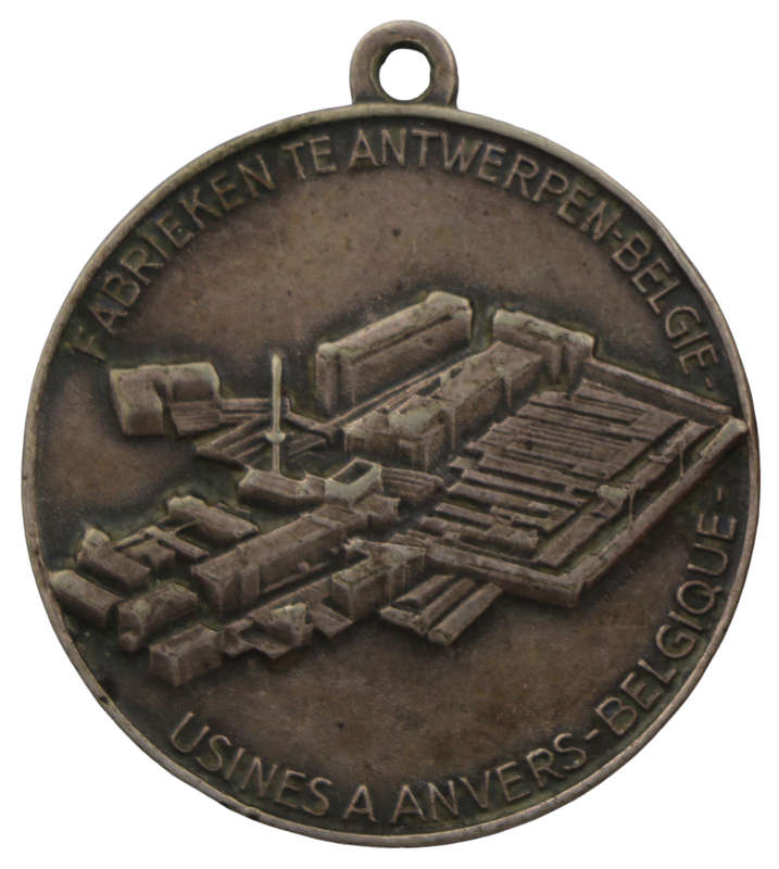 Gevaert Photo, Belgian (Antwerpen) Factory opening Medallion 31mm