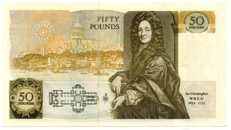 1981-93 Great Britain £50 Prop Note [Reproduction for Film]