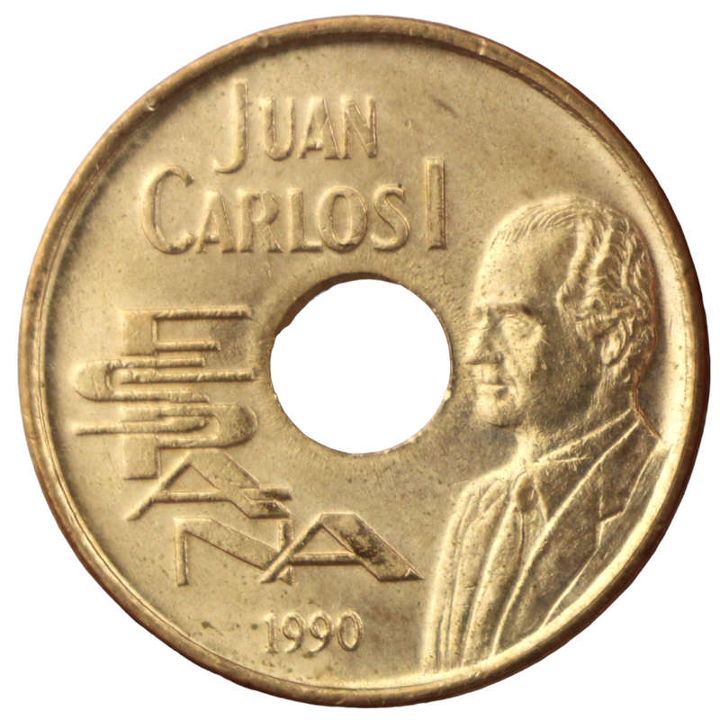 1990 Spain Barcelona summer Olympic Game 25 Ptas, KM#851