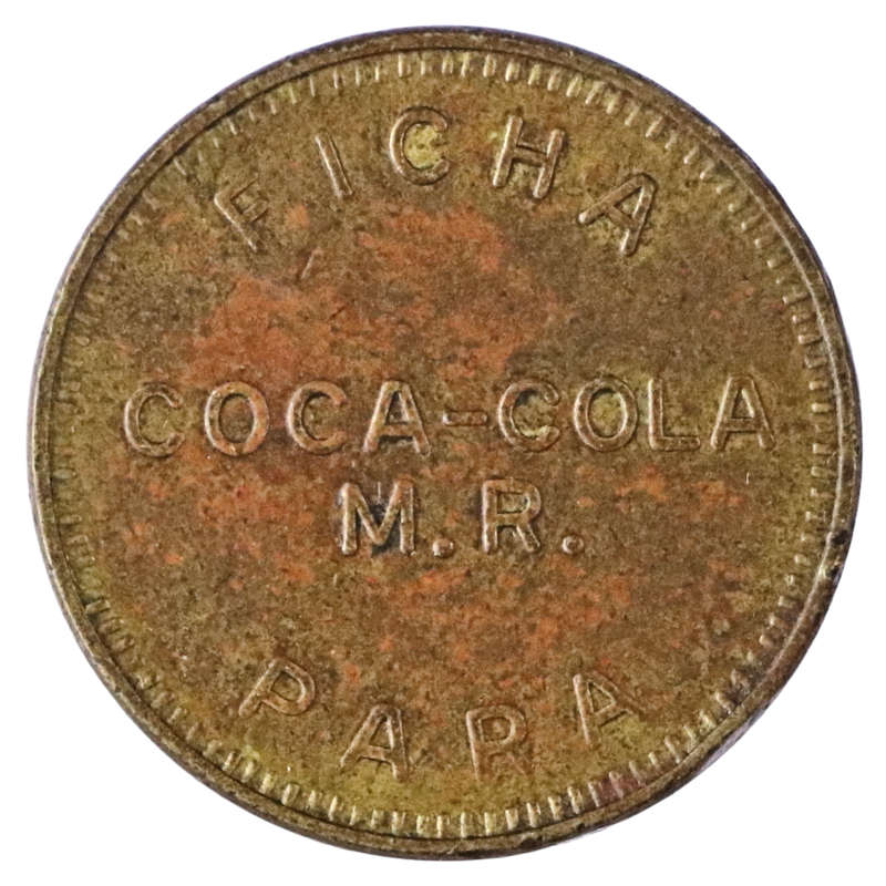 Vintage Mexico Coca-cola Dispenser Brass Token