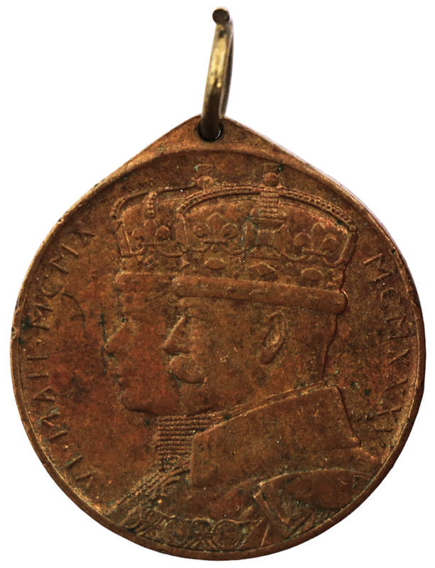 1935 South Africa Silver Jubilee of King George V and Queen Mary Bronze medallion