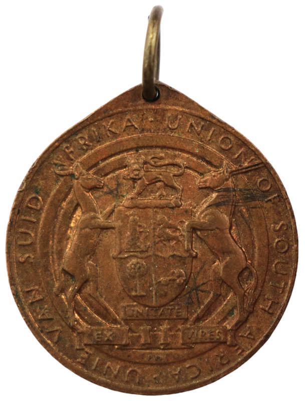 1935 South Africa Silver Jubilee of King George V and Queen Mary Bronze medallion