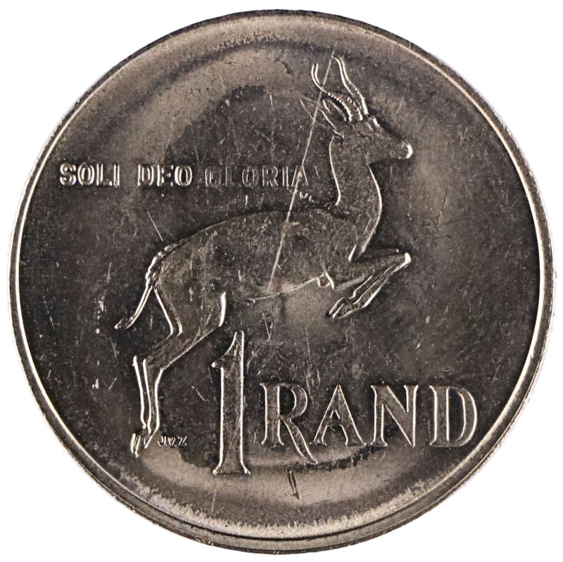 Error 1990 South Africa Nickel R1, Die Transfer i.e. Progressive Indirect Design Transfer (Also know