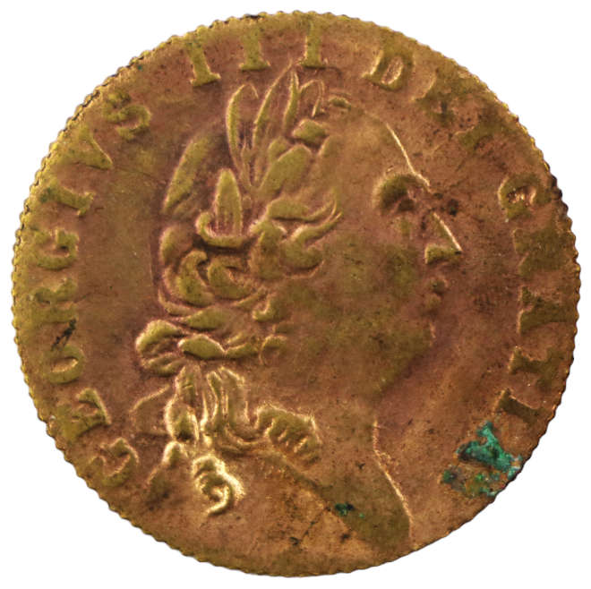 1788 United Kingdom, Spade Guinea Gaming Token - George III - Bancroft Bros.  William Charles Bagnal