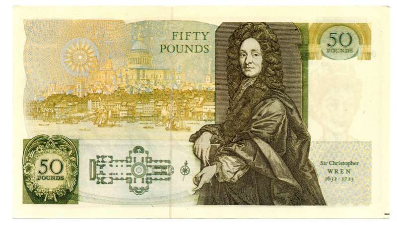 1981-93 Great Britain £50 Prop Note [Reproduction for Film]