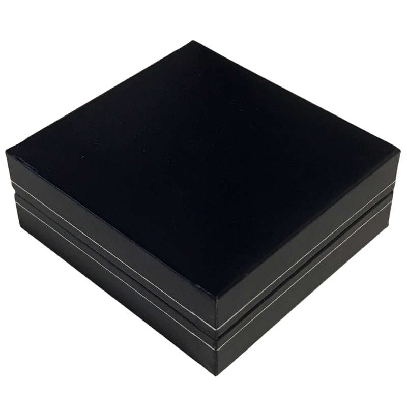 Blue SA Mint box, 64mm x 69mm x 27mm, Inner recess of 37mm (Coin/capsule size)