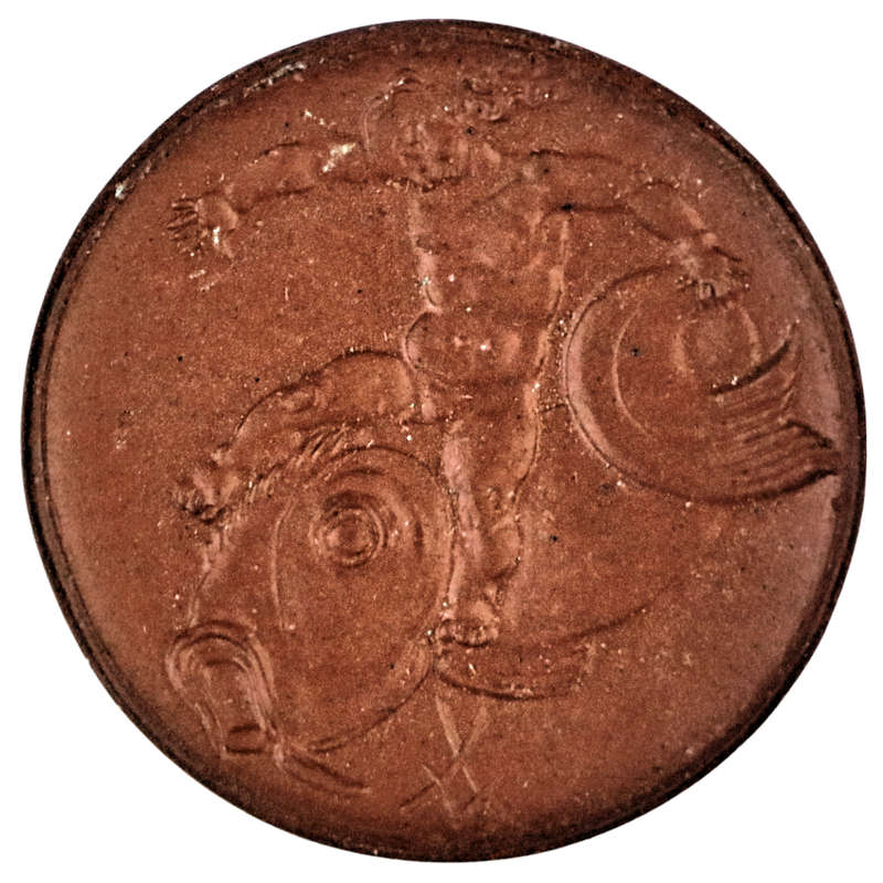 1920 German Stadt, Schleswig-Holstein [Boldixum auf Föhr] Porcelain 1 Mark, 47k Minted