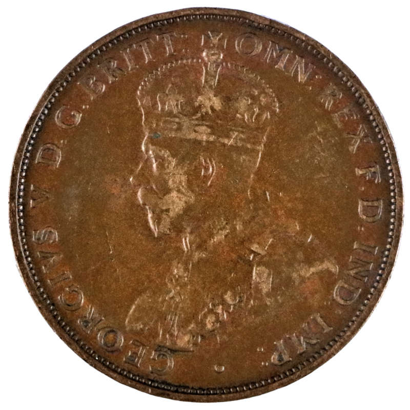 1934 Australia 1 Penny KM#23
