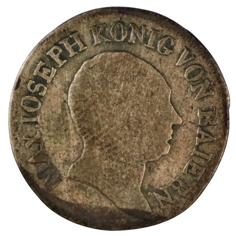 1806-1825 Kingdom of Bavaria (German States) 6 Kreuzer KM#686 filler