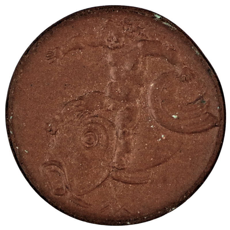 1920 German Stadt, Schleswig-Holstein [Boldixum auf Föhr] Porcelain 1 Mark, 47k Minted