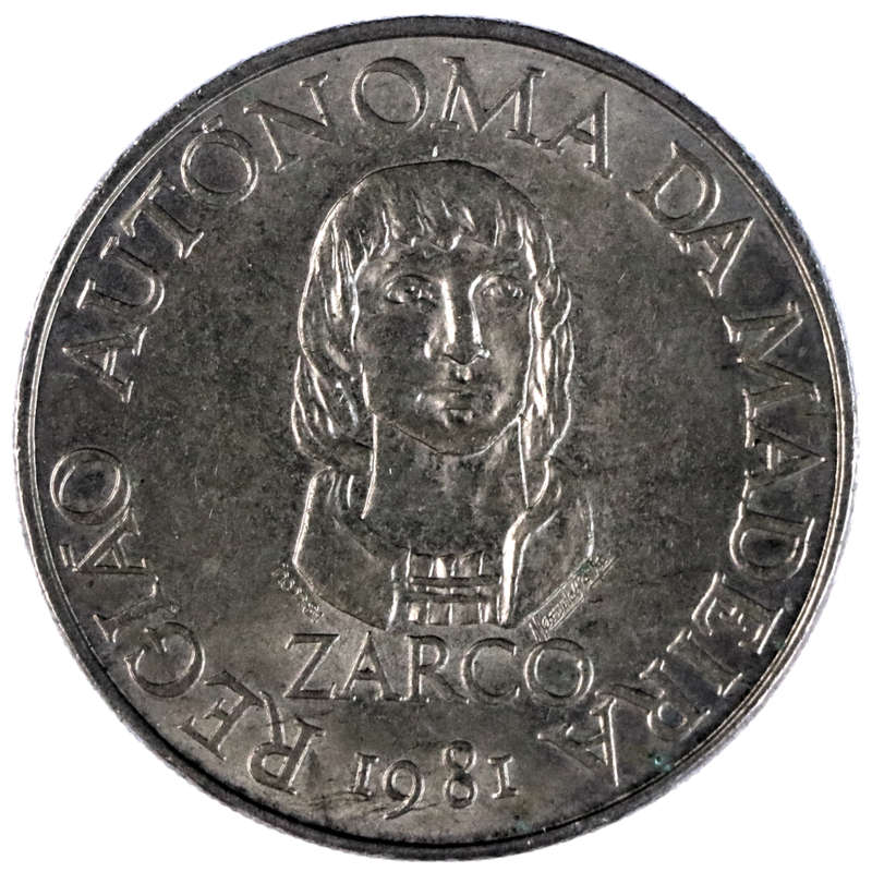 1981 Portugal Third Republic 100 Escudos Madeira`s Regional Autonomy KM#5, 270k Minted