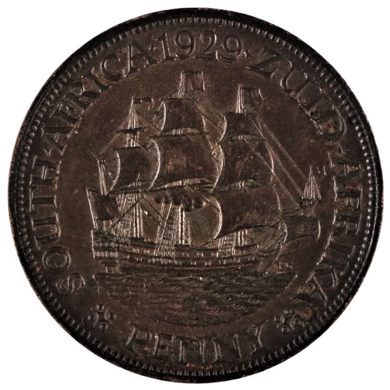 1929 South Africa Penny