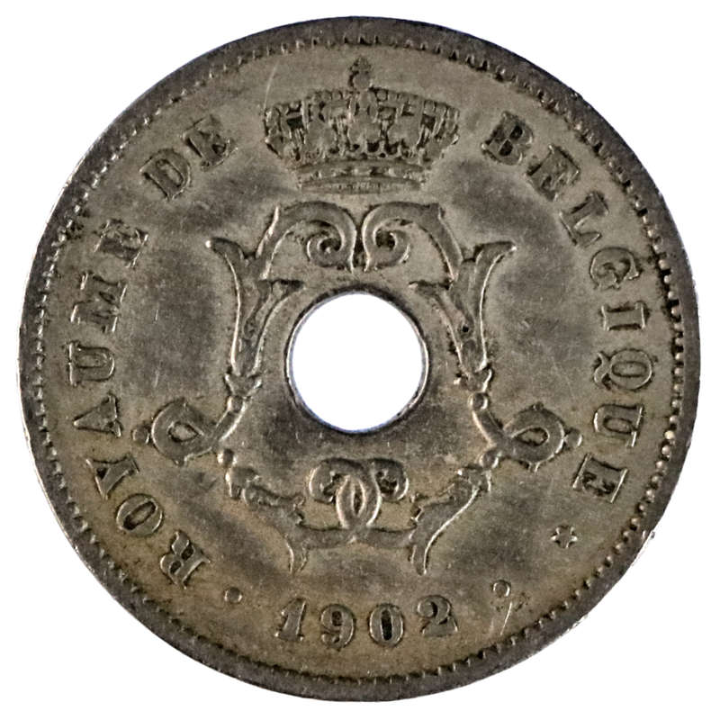 1902 Belgium 10 Centimes French text - Small date KM#48