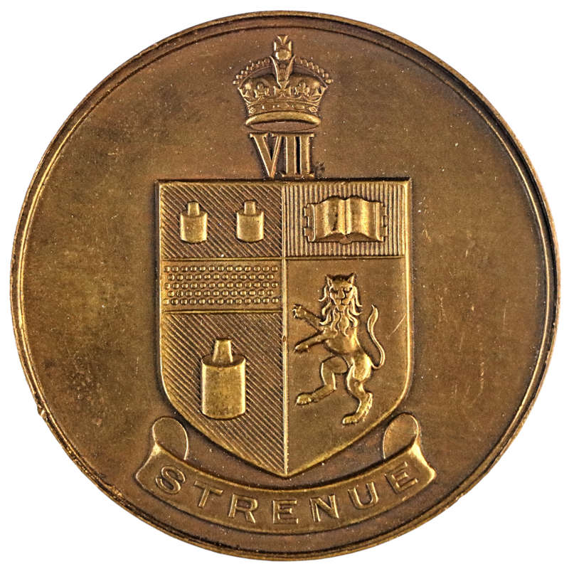 South Africa (Johannesburg) No Date King Edward VII School `Sau Praemia Laudi` (Or Prizes of Praise)