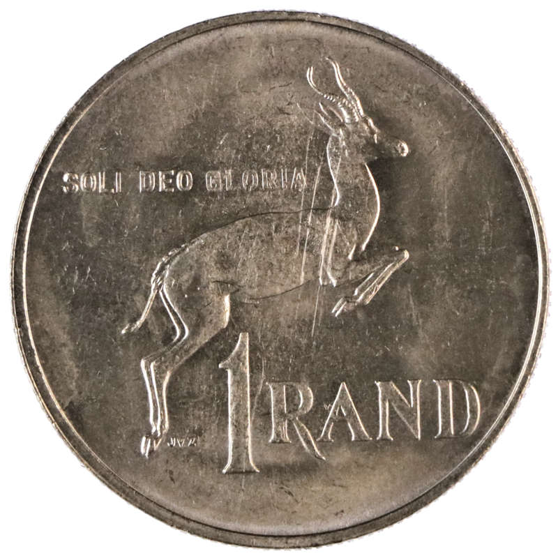Error 1990 South Africa Nickel R1, Die Transfer i.e. Progressive Indirect Design Transfer (Also know