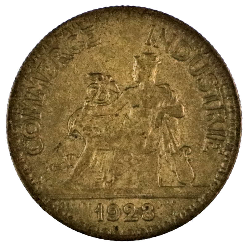 1923 France Chambers of Commerce 50 Centimes, KM#884