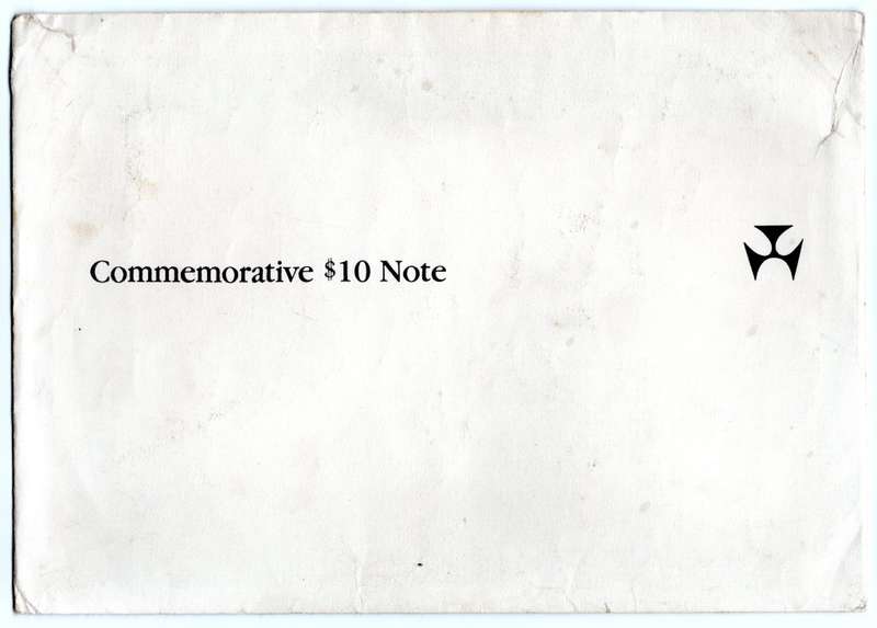 1988 Australia Commemorative $10 AA Prefix Pick#49a