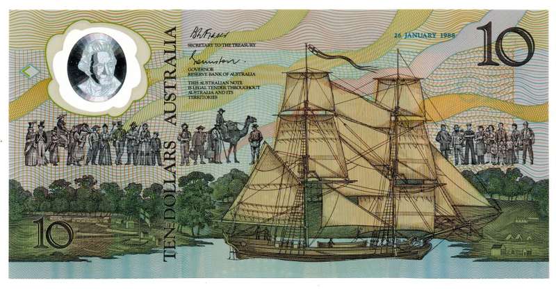 1988 Australia Commemorative $10 AA Prefix Pick#49a