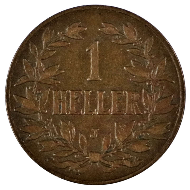 1907 J German East Africa 1 Heller