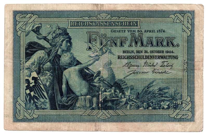 1904 German Berlin 5 Mark Pick#8b