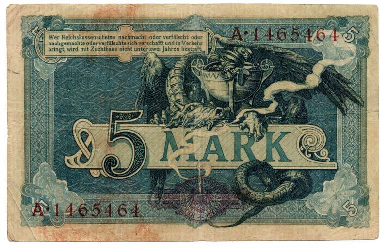 1904 German Berlin 5 Mark Pick#8b