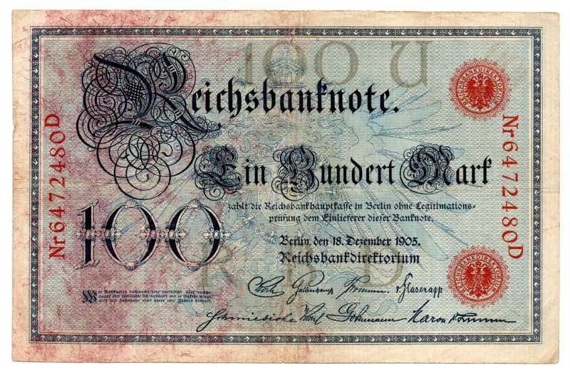 1905 German Berlin 100 Mark Pick#24