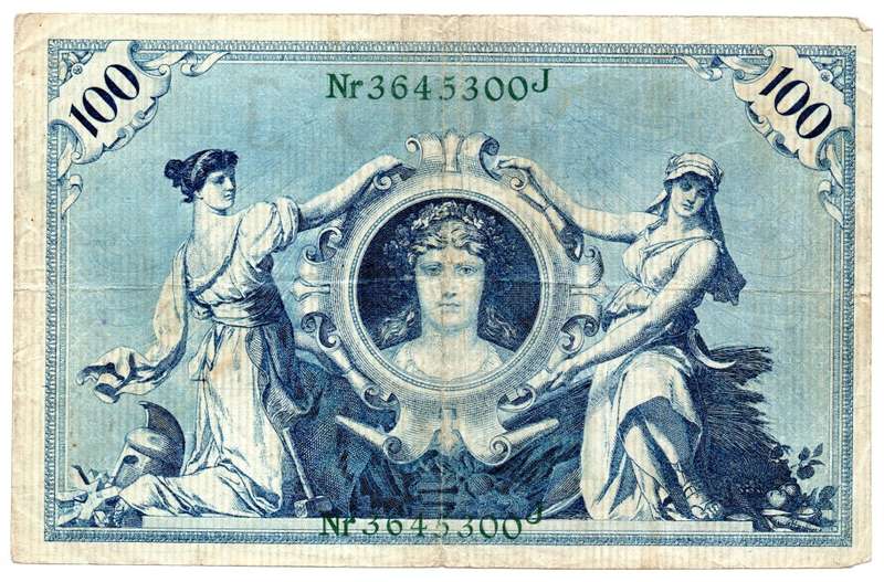 1908 German Berlin 100 Mark