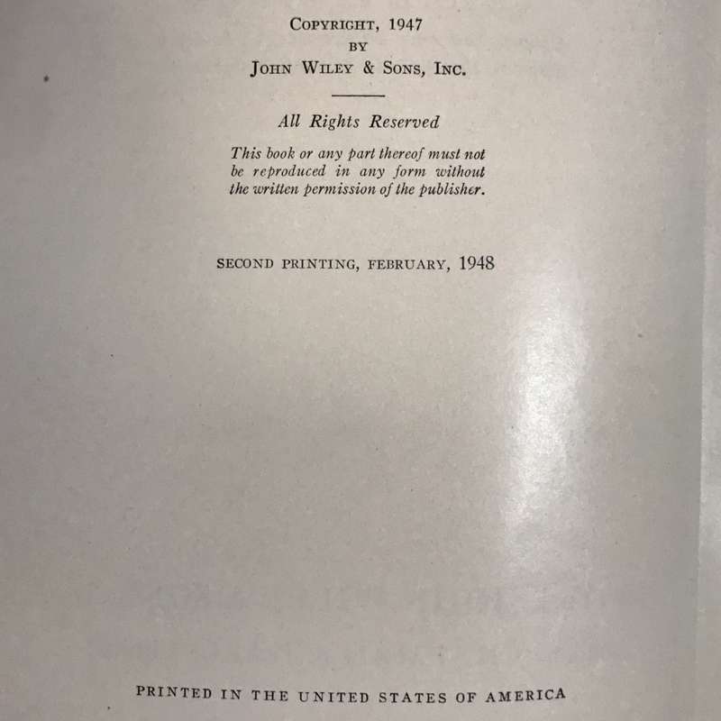 German Research In World War II by Leslie E. Simon 1947 Hardcover w/Dustjacket