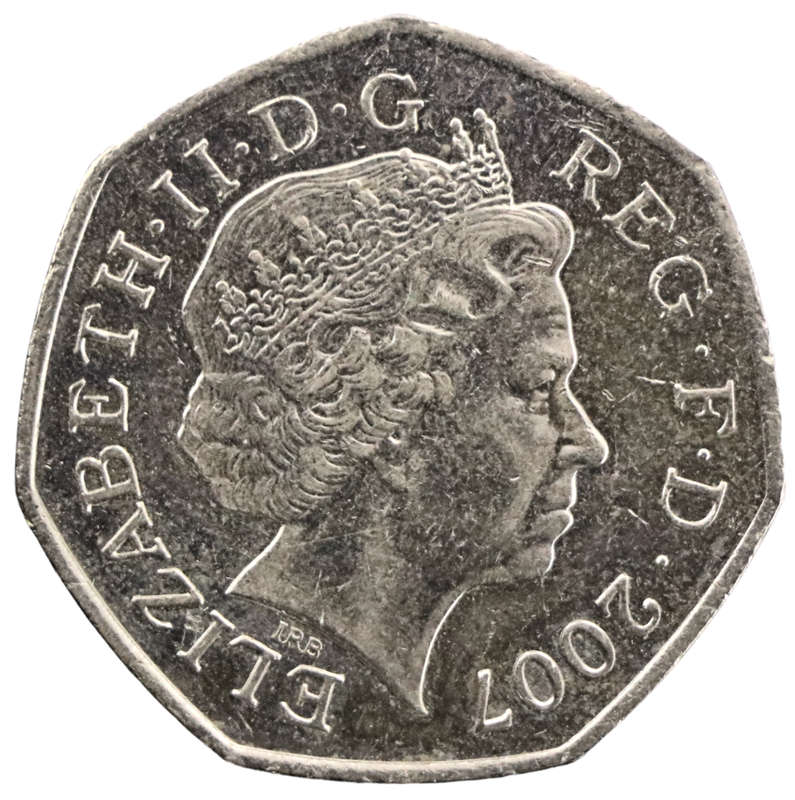 2007 Great Britain 50 Pence Centenary of the founding of the Scouting Movement KM#1073