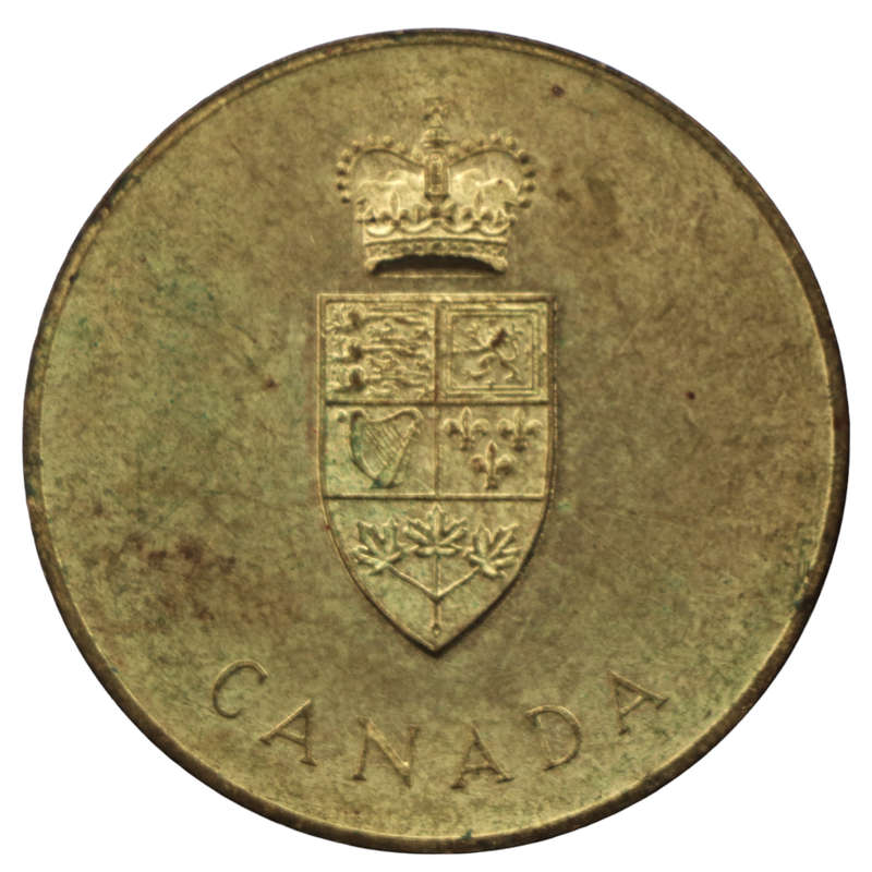 1967 Canada Centennial of Canadian Confederation Commemorative Brass Medal