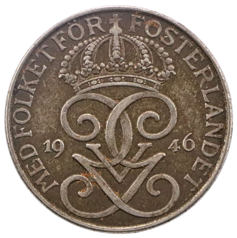1946 Sweden 5 Ore KM#812