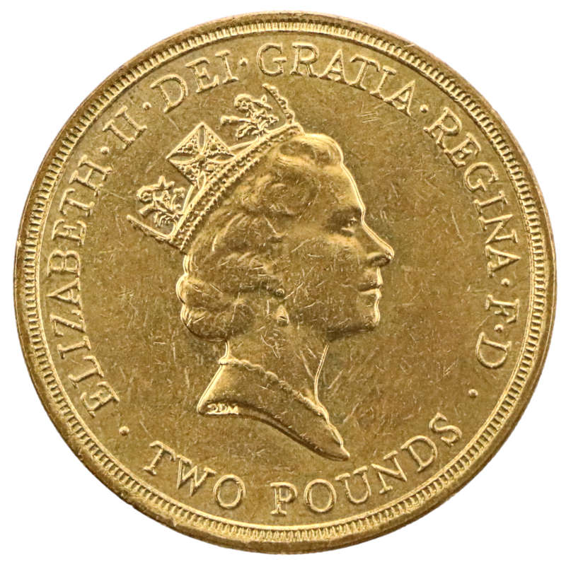1986 Great Britain Commonwealth Games £2 KM#947