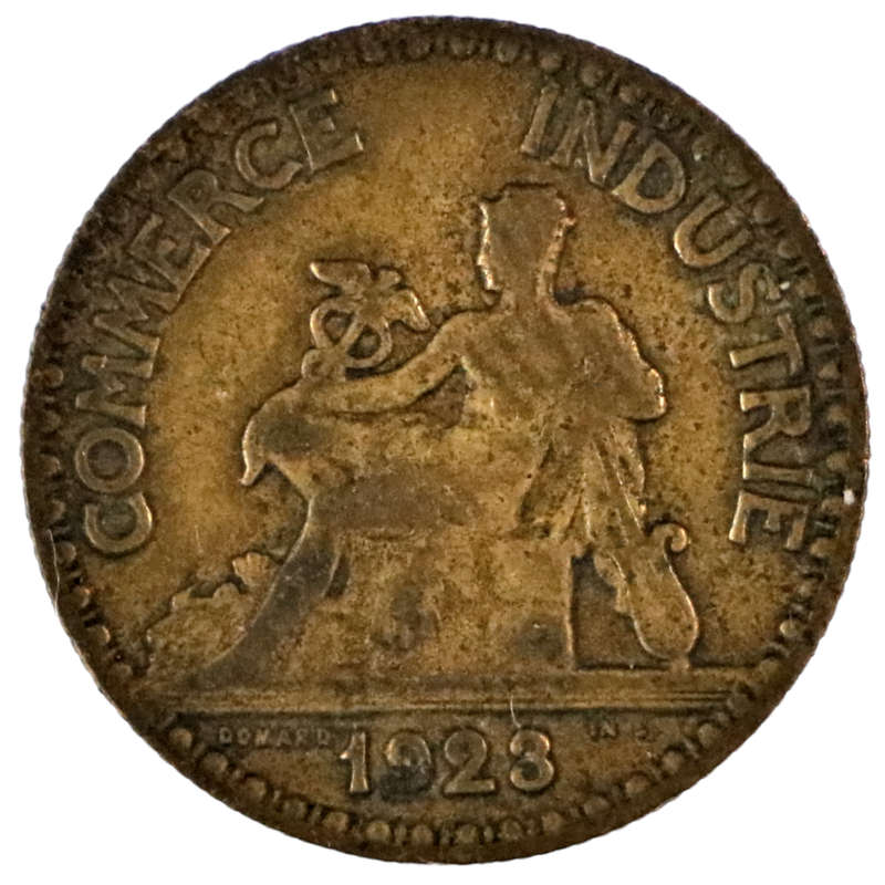 1923 France 50 Centimes KM#884
