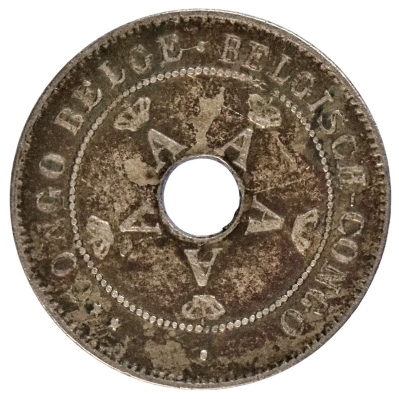 1927 Belgian Congo 10 Centimes KM#12