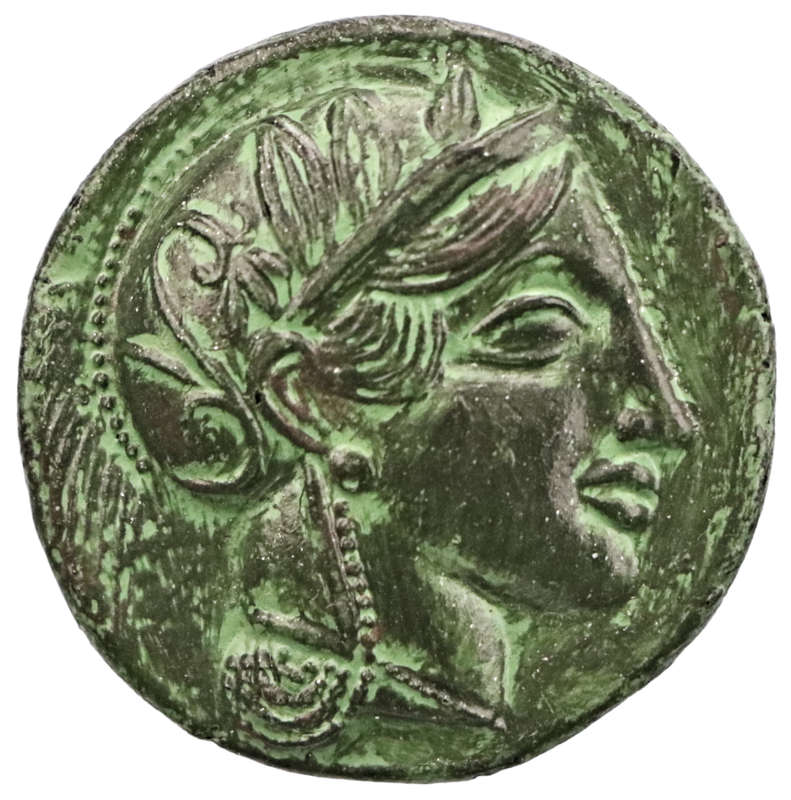 Pre-1900`s Excellent Quality Reproduction: 454-404 BC Attica, Athens, AR Tetradrachm 2,1g 25mm head