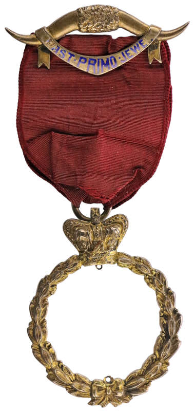1895 Past primo Royal Antediluvian Order of Buffaloes jewel Engraved `Primo B. L. Harding Nov 16 189