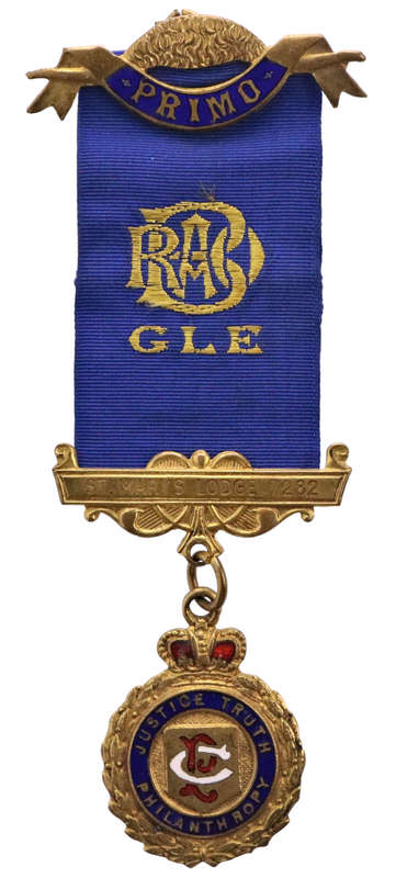 1943 Order Of Buffaloes jewel, Primo St Marys Lodge Nr 7282, Bro Frederick J. Gabell