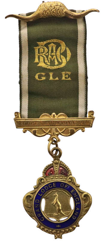 1952 Royal Antediluvian Order Of Buffaloes jewels, Grand Lodge of England Nr 6646, Bro J. V. Ludgrov