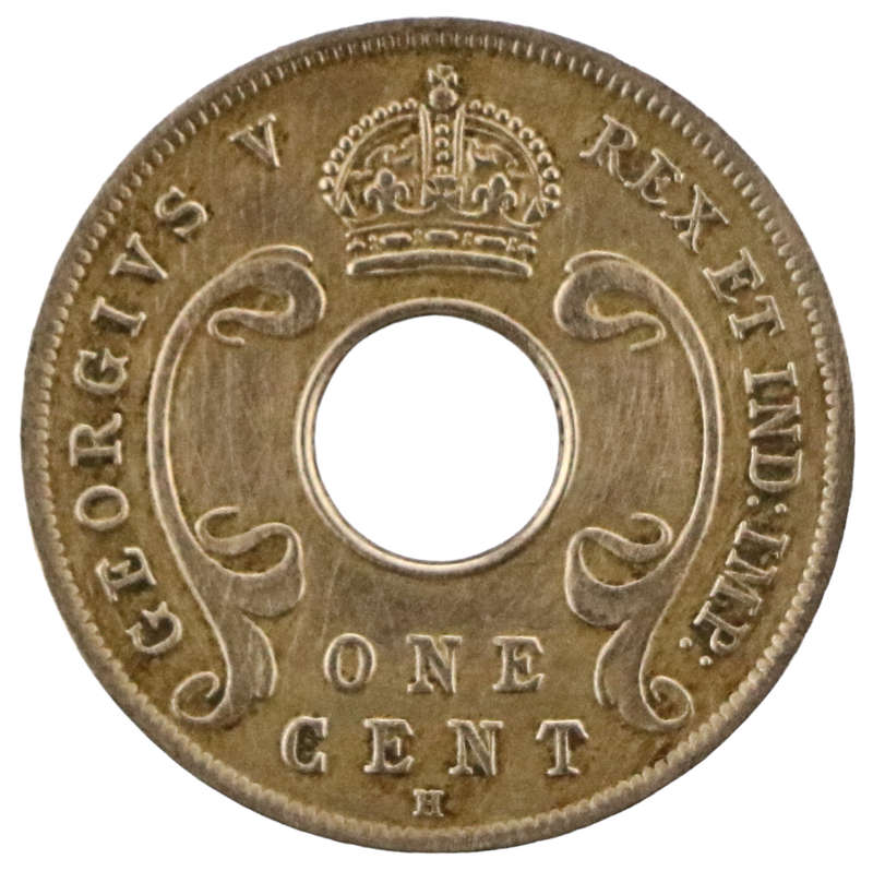 1911 East Africa and Uganda Protectorate 1 Cent KM#7
