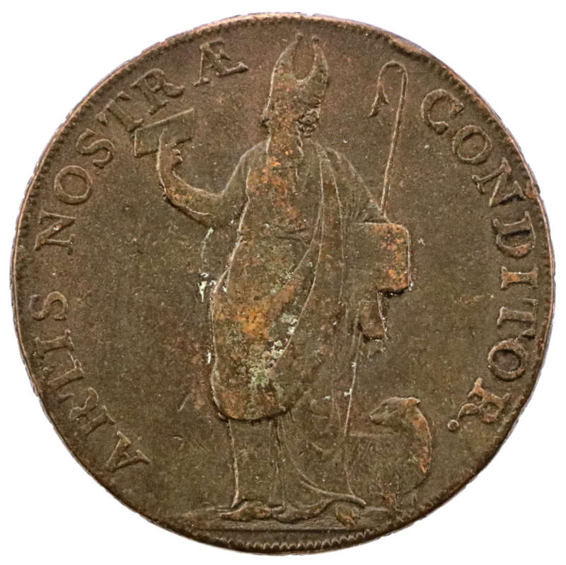 1791 United Kingdom Yorkshire - Leeds / Paleys 1/2 Penny